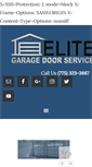 Mobile Screenshot of elitegaragedoorsreno.com